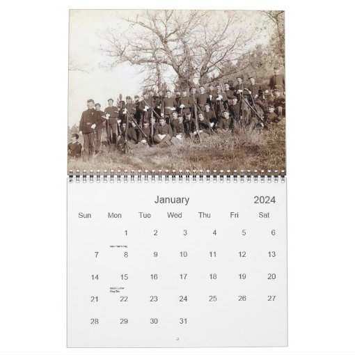 Civil War Calendar President Lincoln Zazzle