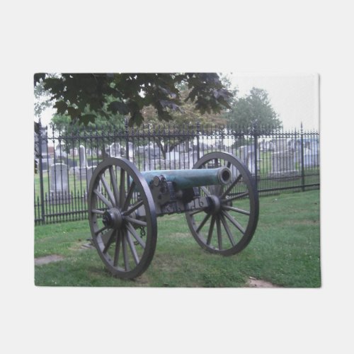 Civil War Cannon Doormat