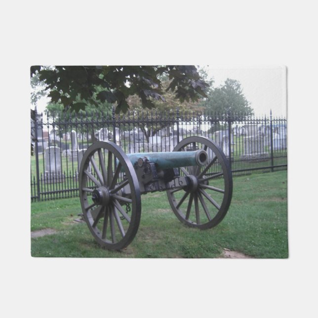 Civil War Cannon Doormat (Front)