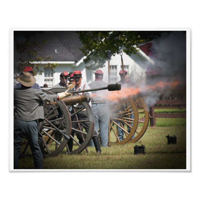 Civil War Cannon Photo Print (Front)