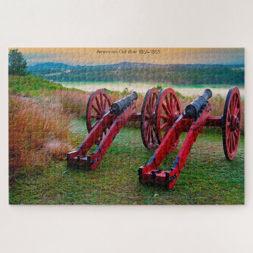 Civil War Cannons Jigsaw Puzzle