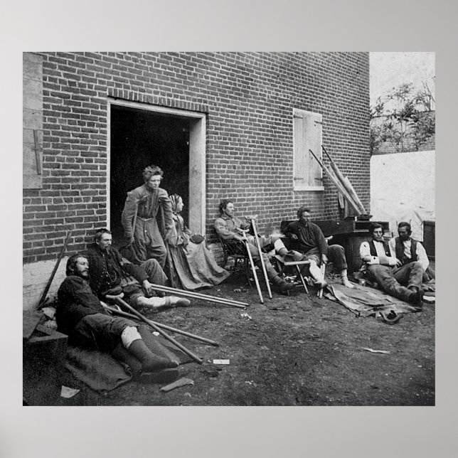 Civil War Casualties, 1864 Poster (Front)