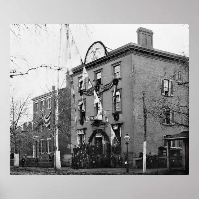 Civil War Clothing Dept., 1865 Poster (Front)