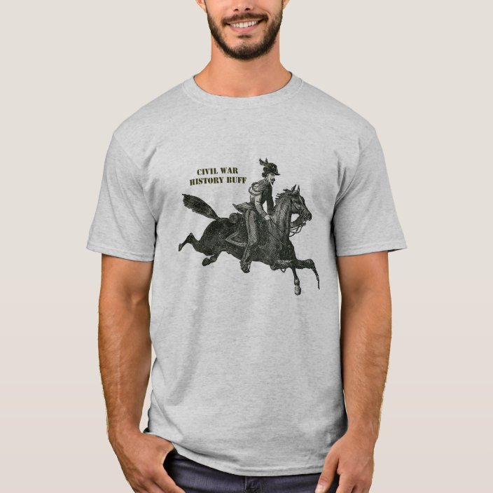 Civil War Confederate Cavalry Soldier on a Horse T-Shirt | Zazzle.com