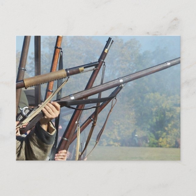 Civil War Days- Hartford City, Indiana Postcard (Front)