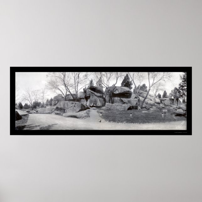 Civil War Devils Den Photo 1909 Poster (Front)