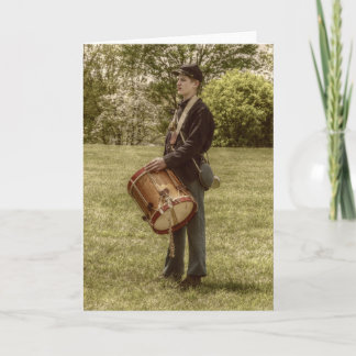 Civil War Drummer Boy Card
