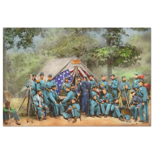 Civil War _ Engineer Company 8th NY State 1861 Tissue Paper