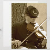 Civil War Fiddle Player (Front/Back)