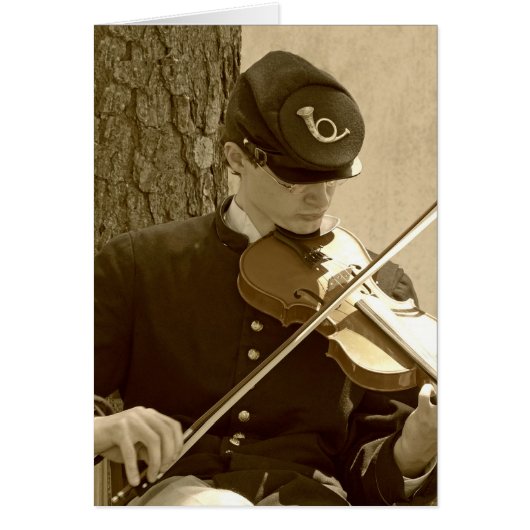 Civil War Fiddle Player Cards (Front)