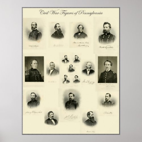 Civil War Figures of PA 2 Poster