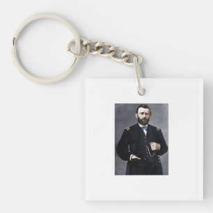 Civil War General Grant Keychain
