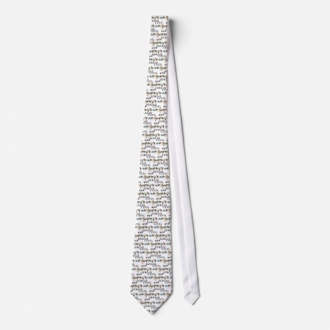 Civil War Genius Neck Tie (Front)