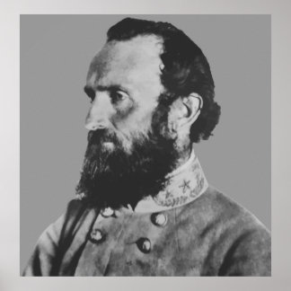 Civil War Hero -- General Stonewall Jackson Poster