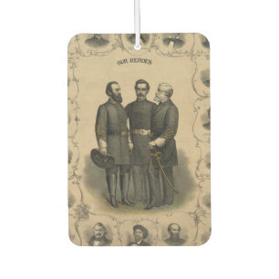 Civil War Heroes Car Air Freshener