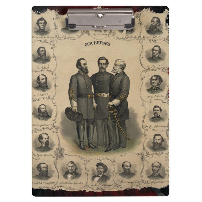 Civil War Heroes Clipboard (Front)