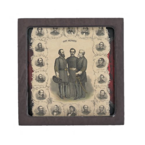 Civil War Heroes Keepsake Box