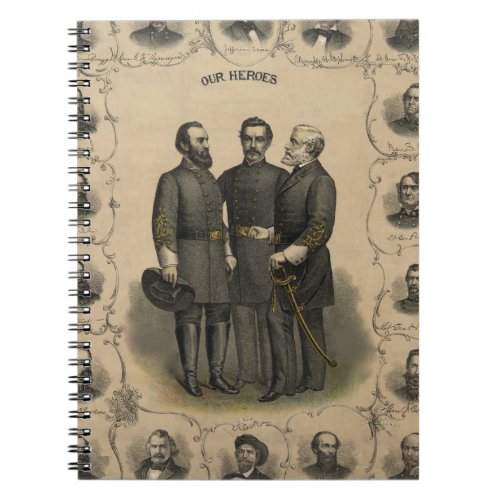 Civil War Heroes Notebook