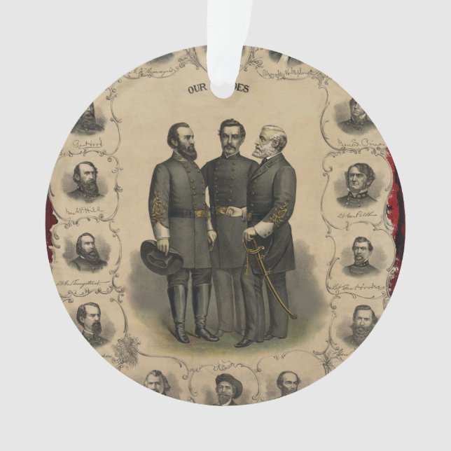Civil War Heroes Ornament (Front)