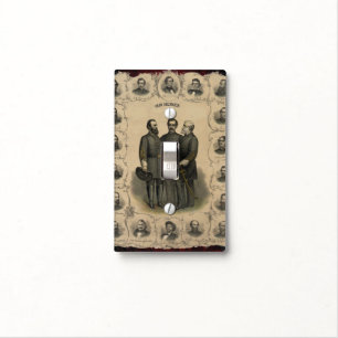 Civil War 🎖️⚔️ Heroes Southern Generals Light Switch Cover