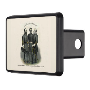 Civil War Heroes Stonewall Beauregard Lee USA Tow Hitch Cover