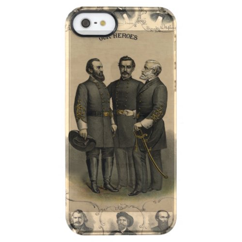 Civil War Heroes Clear iPhone SE55s Case
