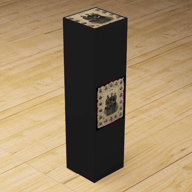 Civil War Heroes Wine Box (Front)