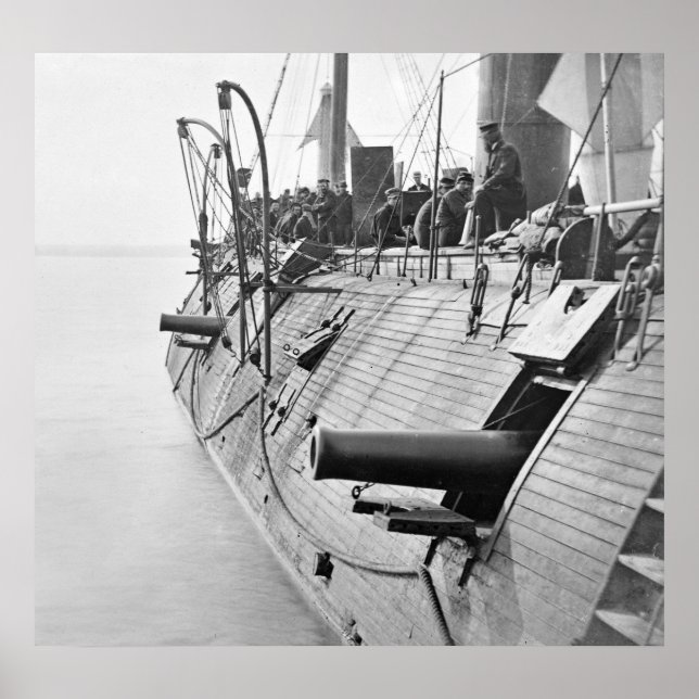 Civil War Ironclad Galena, 1862 Poster (Front)