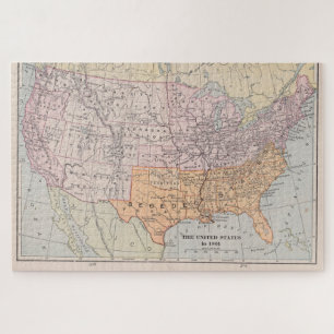 Civil War Map Jigsaw Puzzle