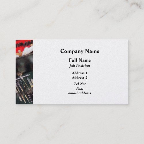 Civil War Medical Instruments - Platinum Business Card Template