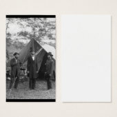 Civil War Photo circa 1862 (Front & Back)