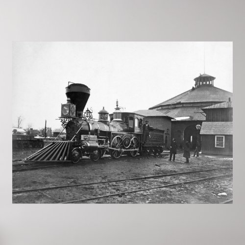Civil War Railroad 1860s Poster
