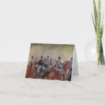 Civil War Re-enactment Battle Art Notecard