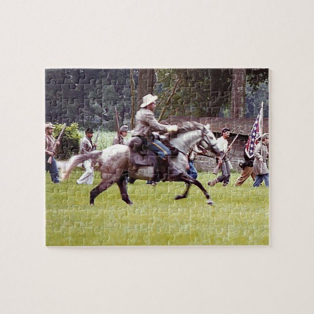 Civil War Reenactment Jigsaw Puzzle (Horizontal)