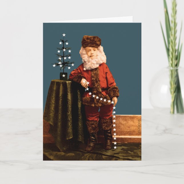 Civil War Santa Claus Holiday Card (Front)