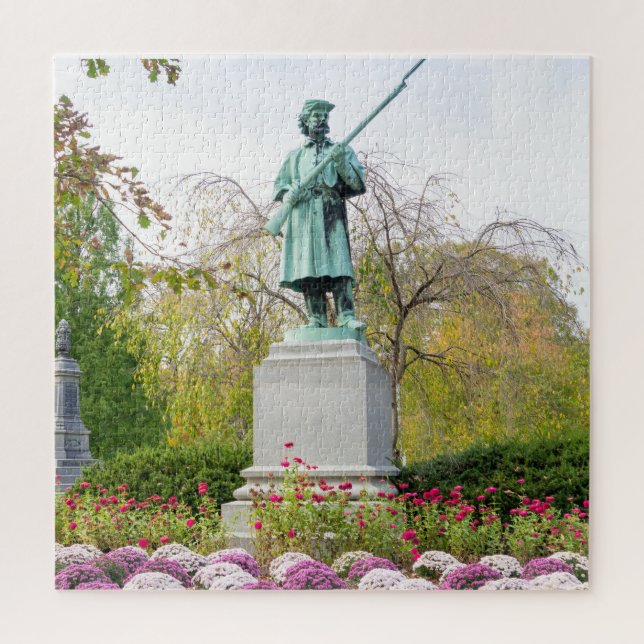 Civil War Soldier Monument Jigsaw Puzzle (Vertical)