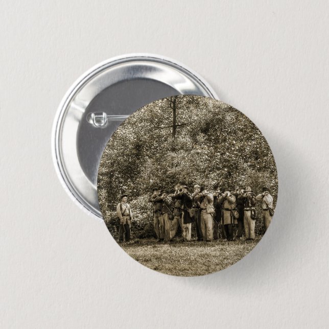 Civil War Soldiers Button (Front & Back)