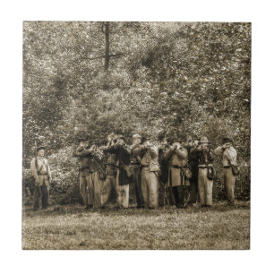 Civil War Soldiers Ceramic Tile