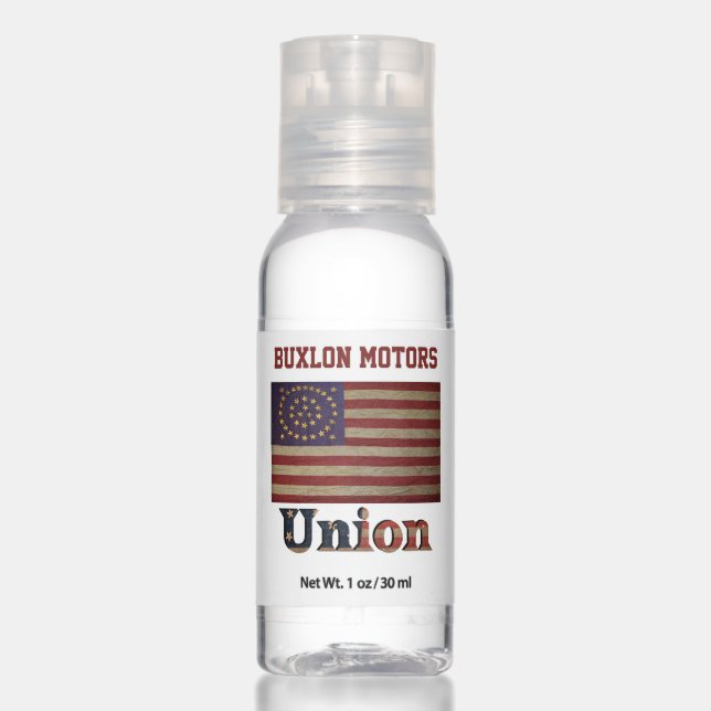 Civil War Union Awesome Charming Flag Hand Sanitizer (Front)