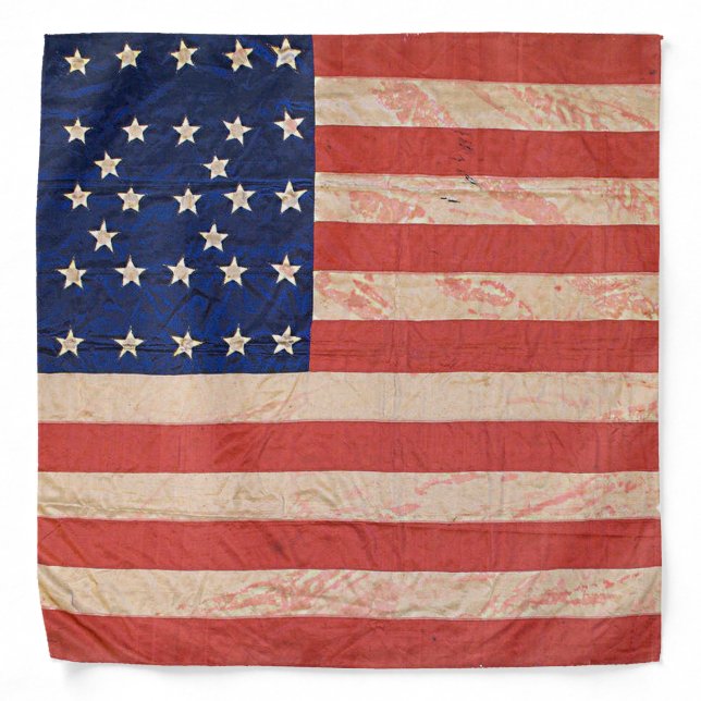 Civil War Union 🇺🇸 ✨ Awesome Old Military Flag Bandana (Front)