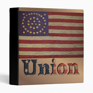 Civil War Union 🇺🇸 ✨ Awesome Old Military Flag Binder