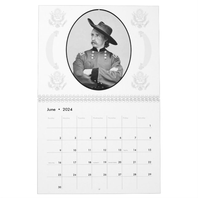 Civil War Union Commanders Calendar