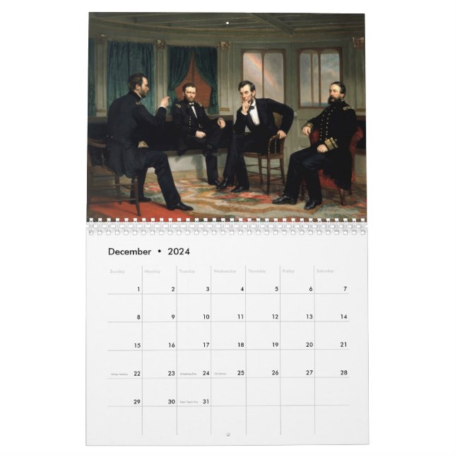 Civil War Union Commanders Calendar