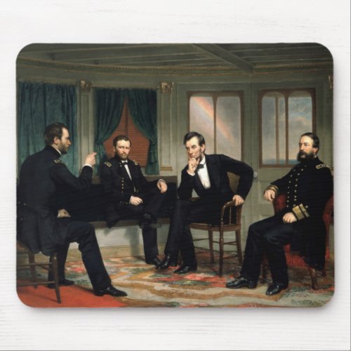 Civil War Union Leaders Painting Mouse Pad