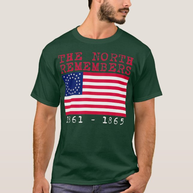 Civil War Union Rememberance  Union Army Pride T-Shirt (Front)