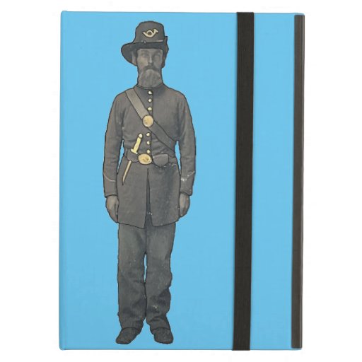 Civil War Union Soldier in Uniform with a Knife Case For iPad Air