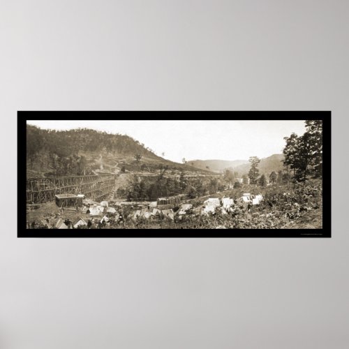 Civil War Whiteside TN Photo 1864 Poster