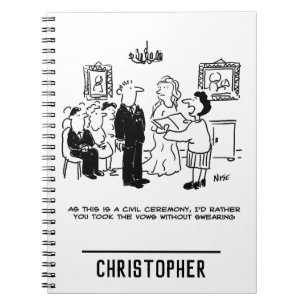 Civil Wedding Ceremony at a Registry Office Notebook