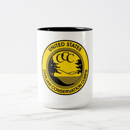 Civilian Conservation Corps CCC commemorative Two_Tone Coffee Mug
