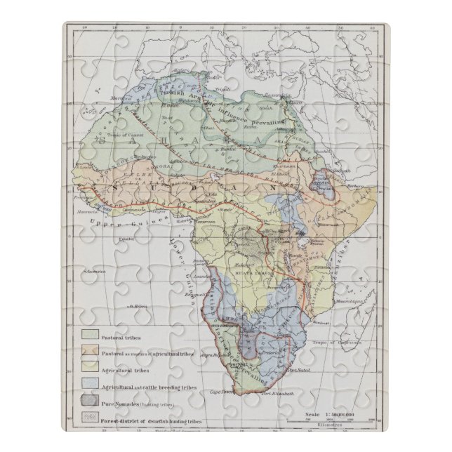 Civilizations of Africa Jigsaw Puzzle (Puzzle Vertical)